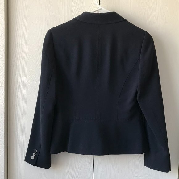 SALE Liz Claiborne Navy Career Suit Set - 4 Petite - Picture 3 of 10